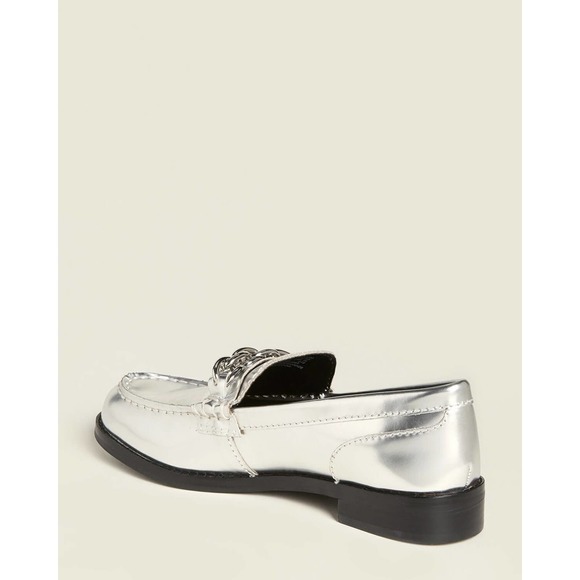 Calvin Klein Shoes - CALVIN KLEIN Silver Sirah Metallic Loafers - Size 8.5M